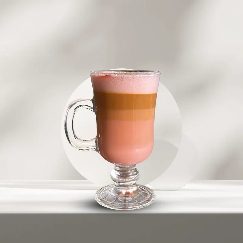 STRAWBERRY COCONUT MACHIATO